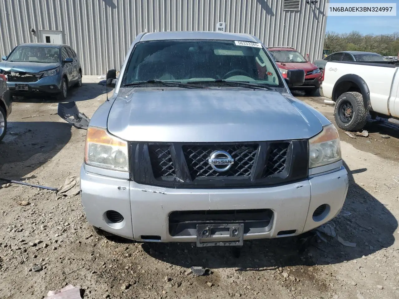2011 Nissan Titan S VIN: 1N6BA0EK3BN324997 Lot: 56333385