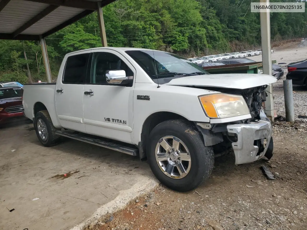2011 Nissan Titan S VIN: 1N6BA0ED7BN325135 Lot: 56690965