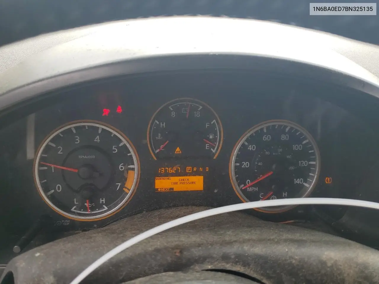 2011 Nissan Titan S VIN: 1N6BA0ED7BN325135 Lot: 56690965