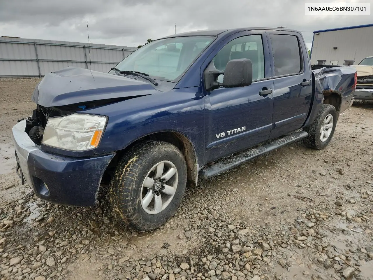2011 Nissan Titan S VIN: 1N6AA0EC6BN307101 Lot: 62576445