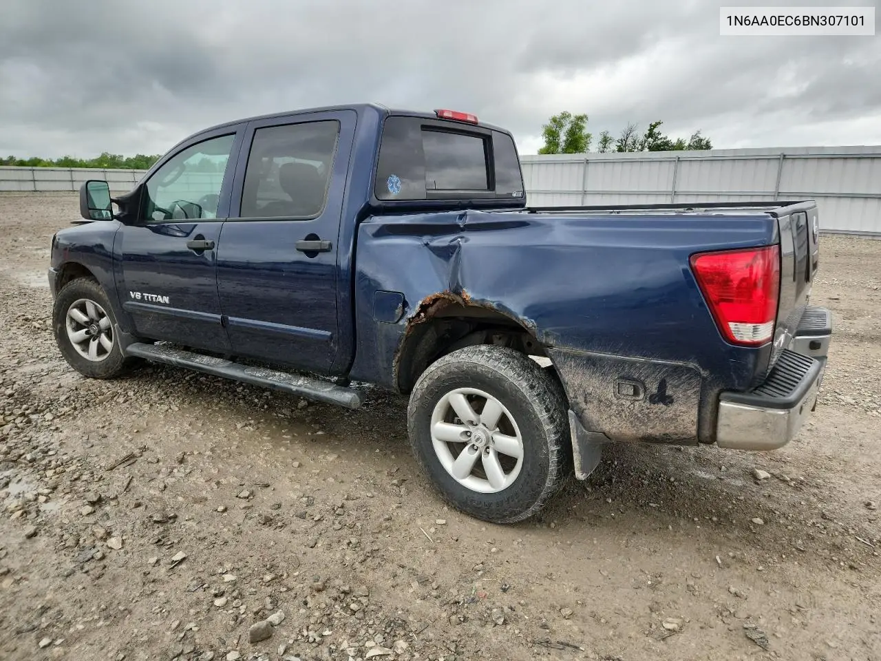 2011 Nissan Titan S VIN: 1N6AA0EC6BN307101 Lot: 62576445