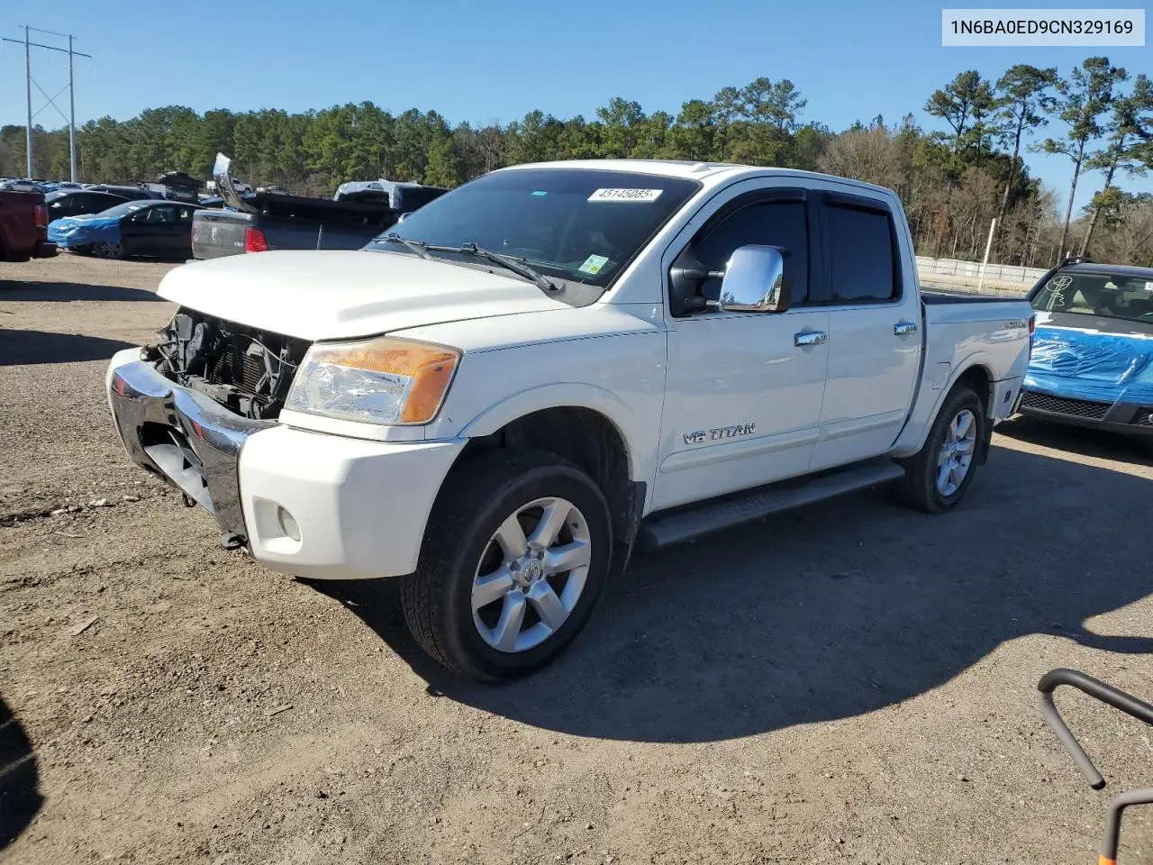 2012 Nissan Titan S VIN: 1N6BA0ED9CN329169 Lot: 45145085