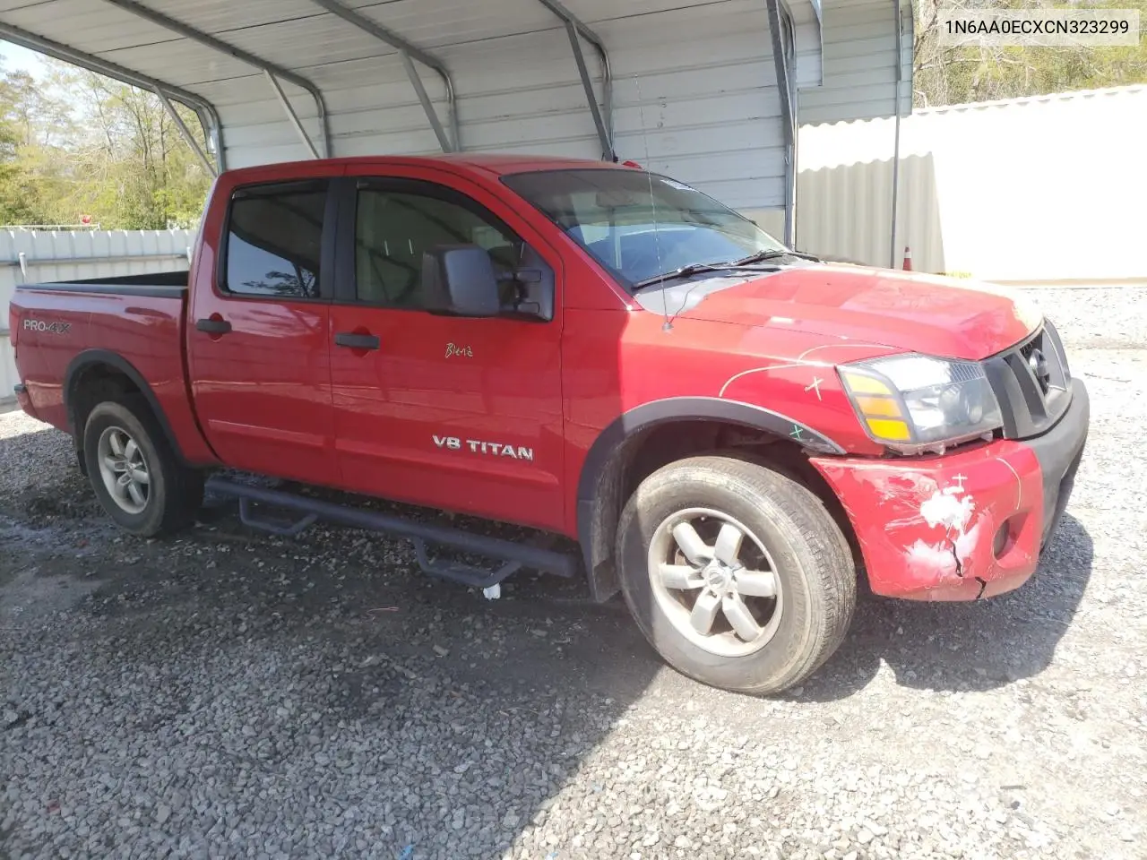 2012 Nissan Titan S VIN: 1N6AA0ECXCN323299 Lot: 51255995