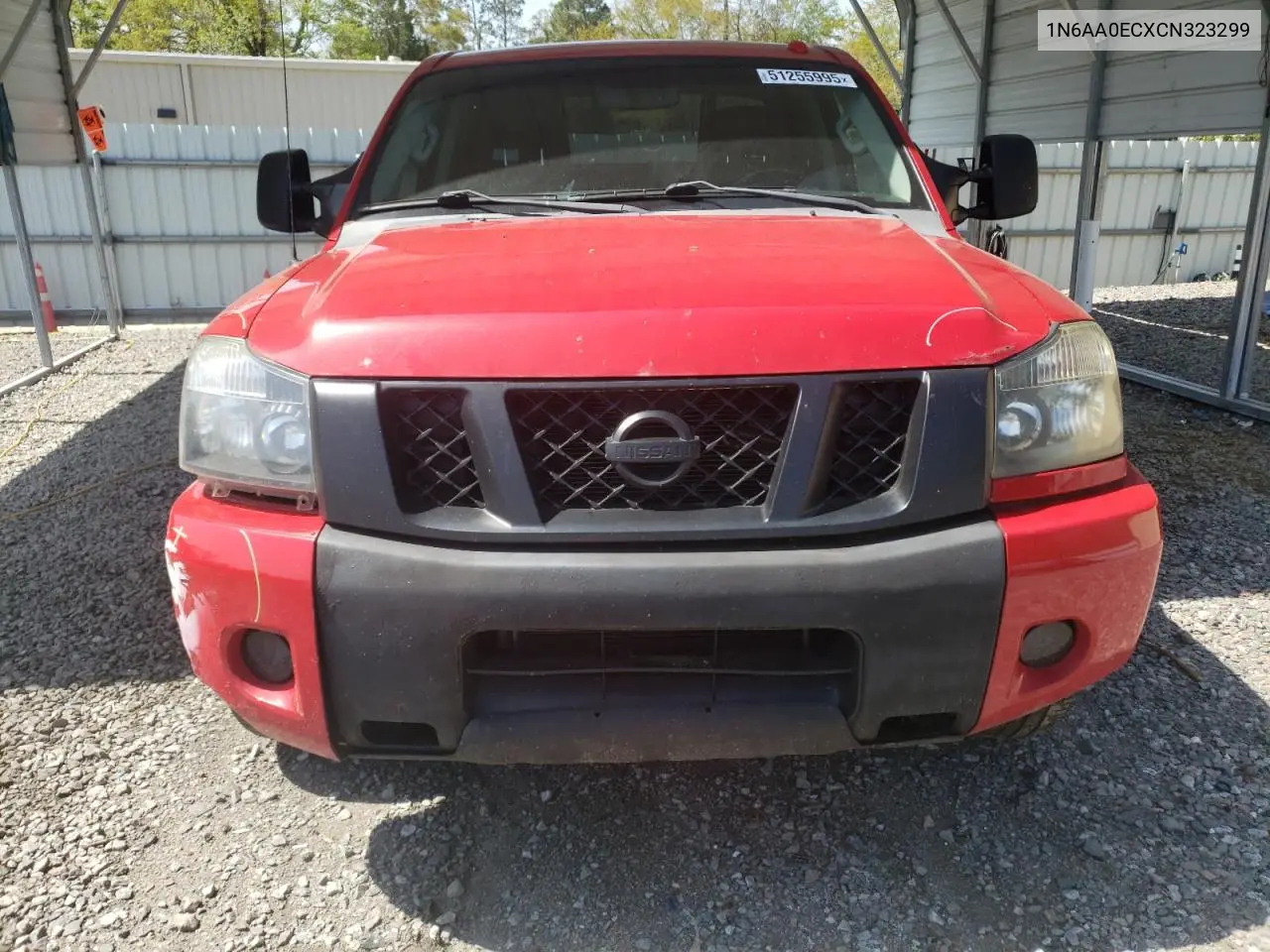 2012 Nissan Titan S VIN: 1N6AA0ECXCN323299 Lot: 51255995