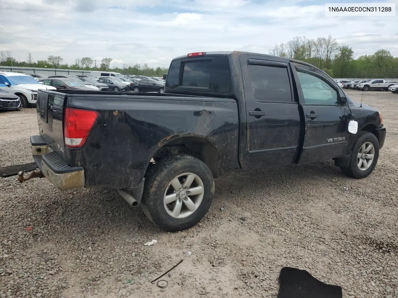 2012 Nissan Titan S VIN: 1N6AA0EC0CN311288 Lot: 56845405