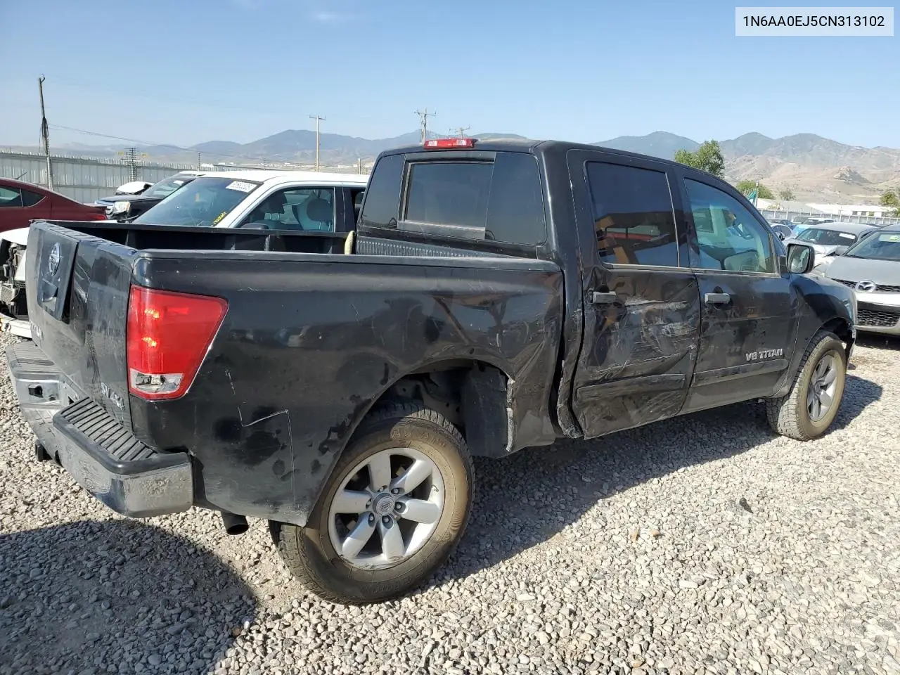 2012 Nissan Titan S VIN: 1N6AA0EJ5CN313102 Lot: 62607615