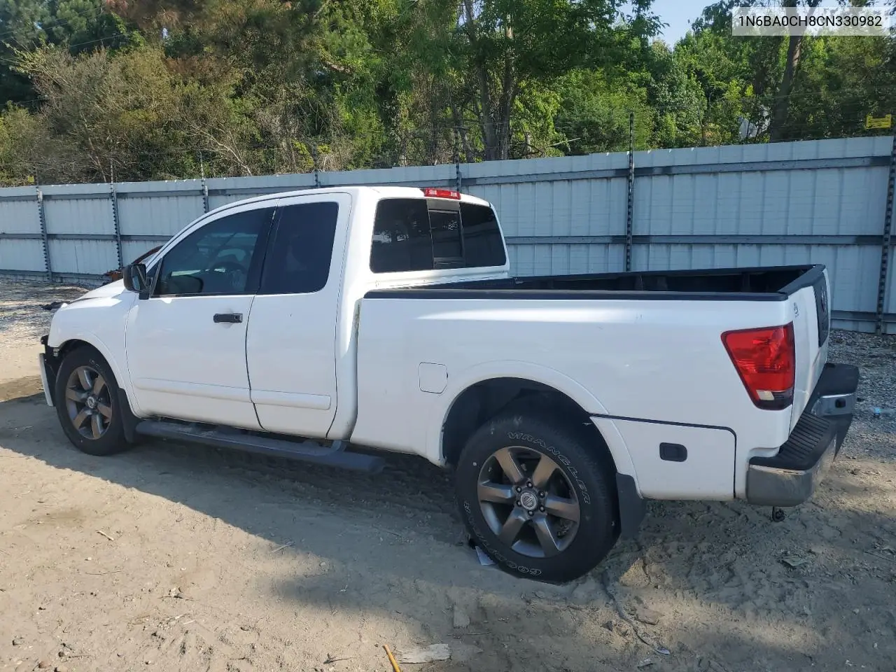 2012 Nissan Titan S VIN: 1N6BA0CH8CN330982 Lot: 62934465