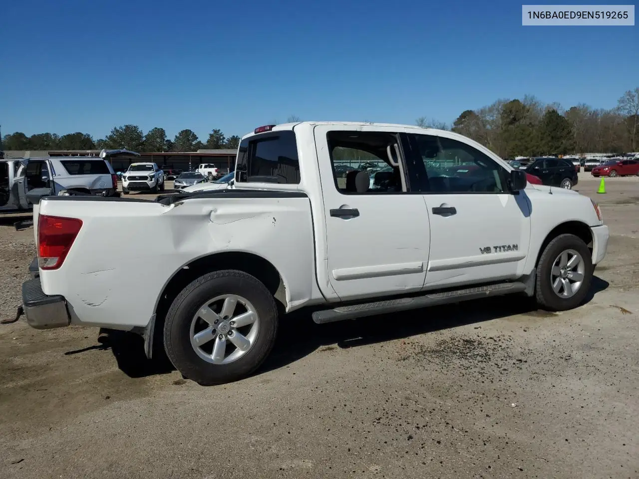 2014 Nissan Titan S VIN: 1N6BA0ED9EN519265 Lot: 48760095