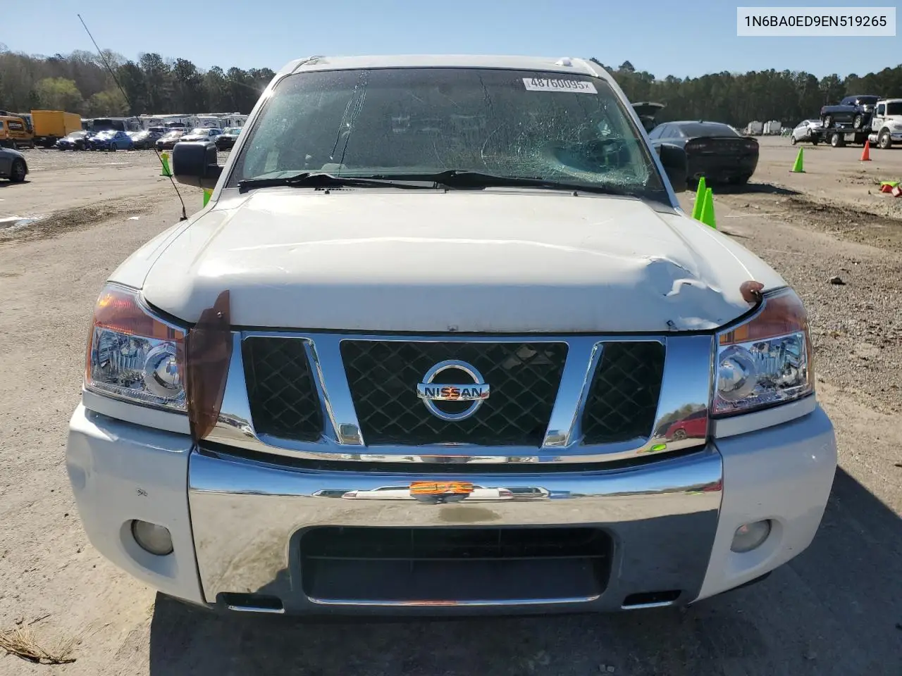 2014 Nissan Titan S VIN: 1N6BA0ED9EN519265 Lot: 48760095