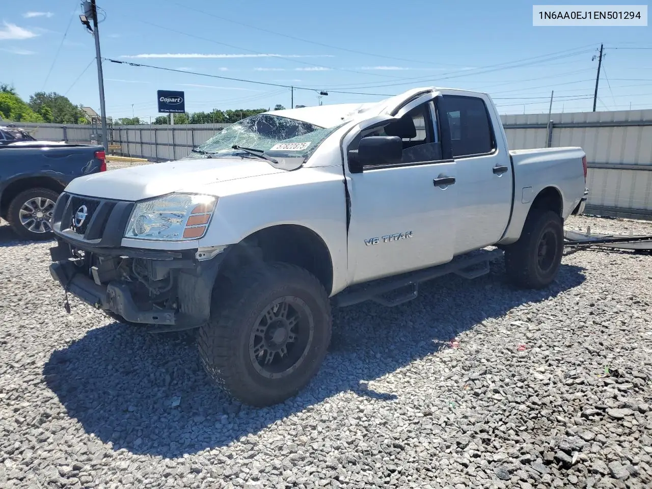 2014 Nissan Titan S VIN: 1N6AA0EJ1EN501294 Lot: 57822875