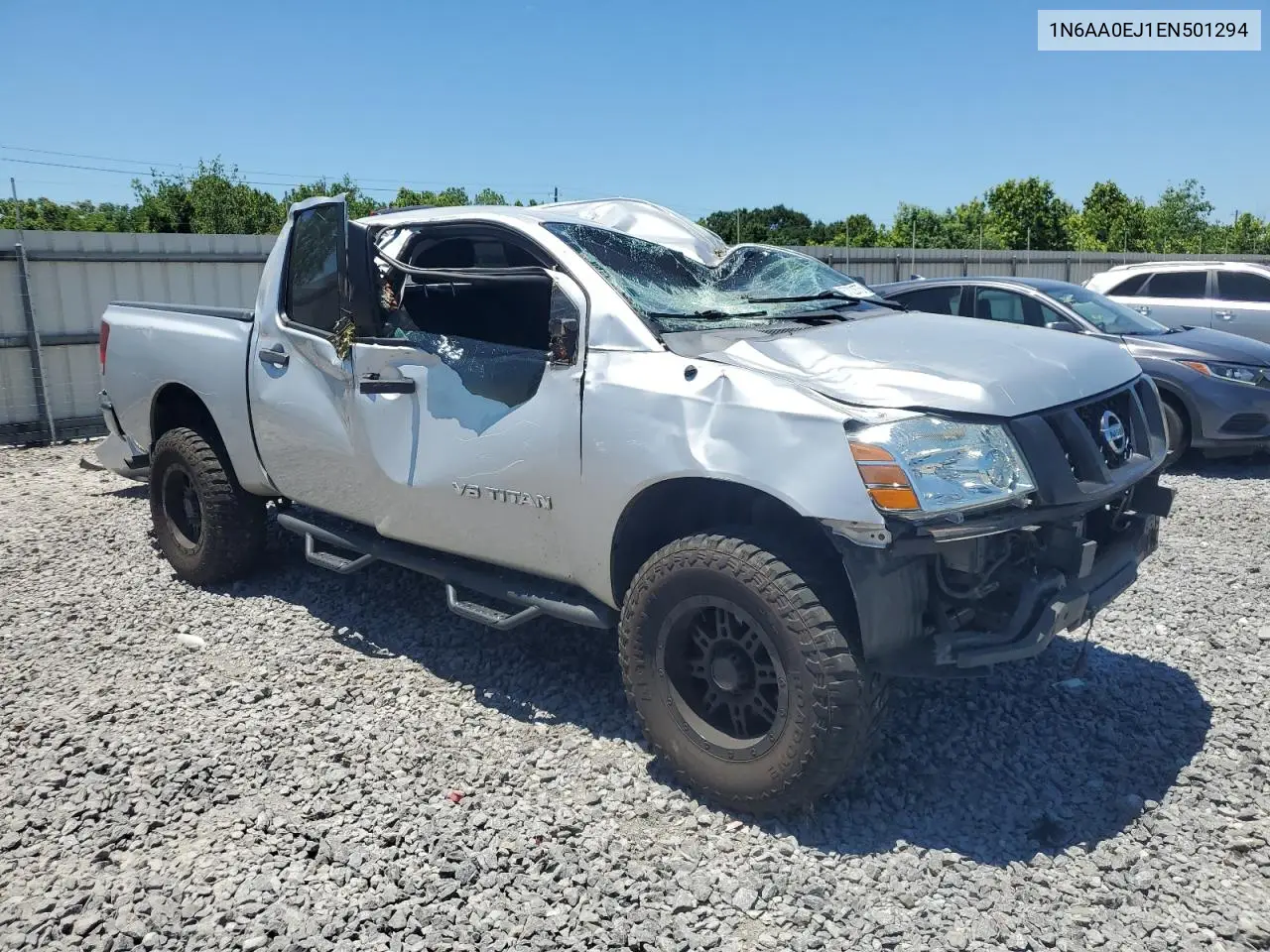 2014 Nissan Titan S VIN: 1N6AA0EJ1EN501294 Lot: 57822875