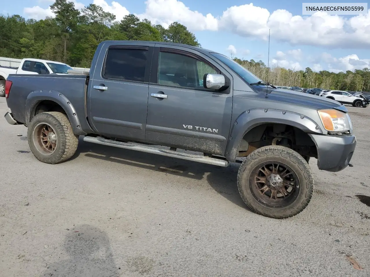 2015 Nissan Titan S VIN: 1N6AA0EC6FN505599 Lot: 51737835