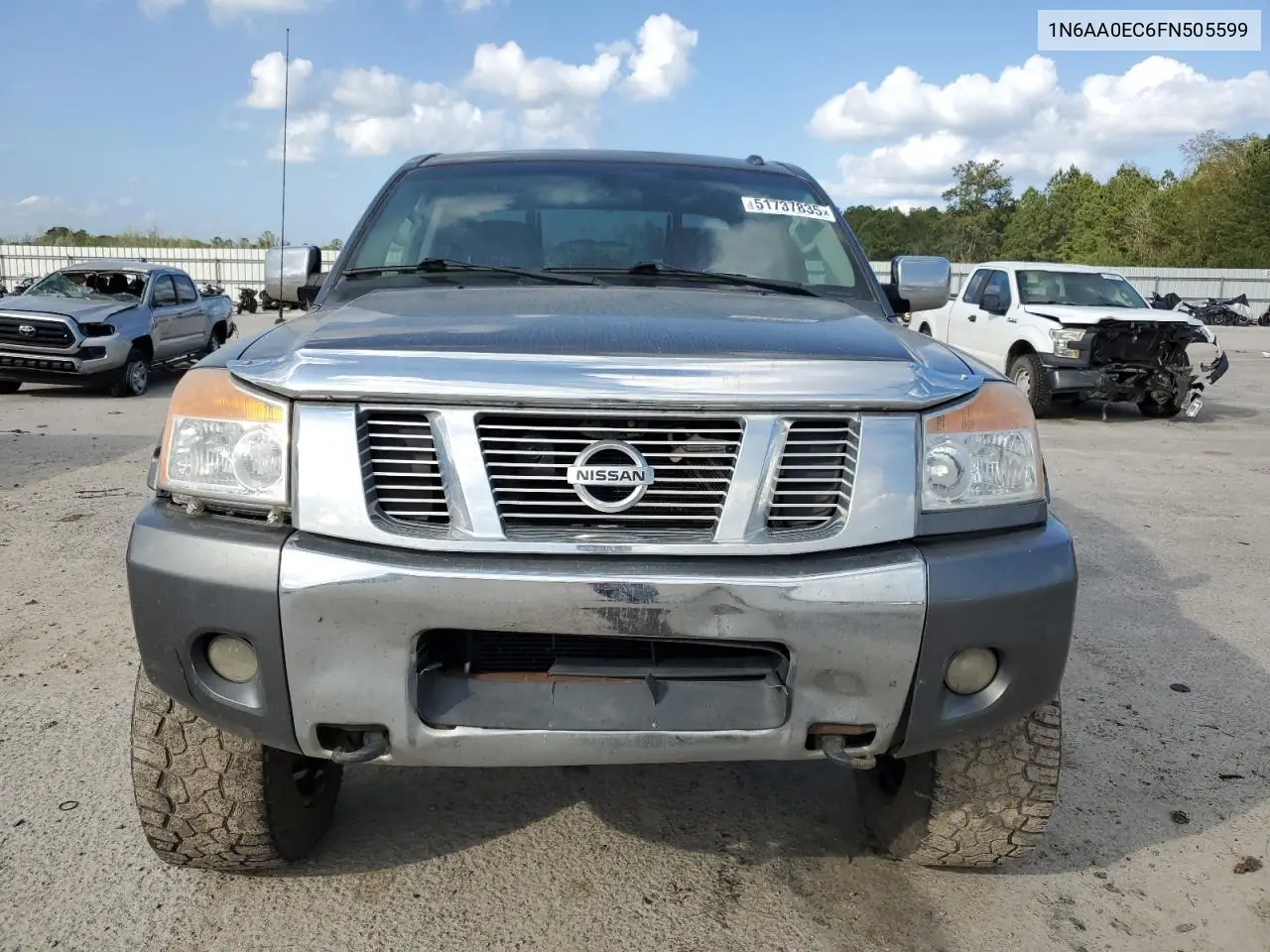 2015 Nissan Titan S VIN: 1N6AA0EC6FN505599 Lot: 51737835