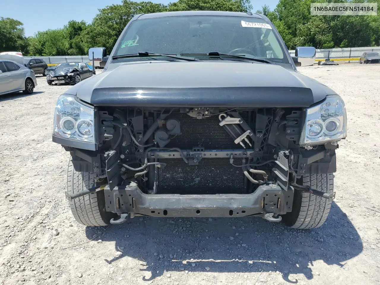 2015 Nissan Titan S VIN: 1N6BA0EC5FN514184 Lot: 56721065