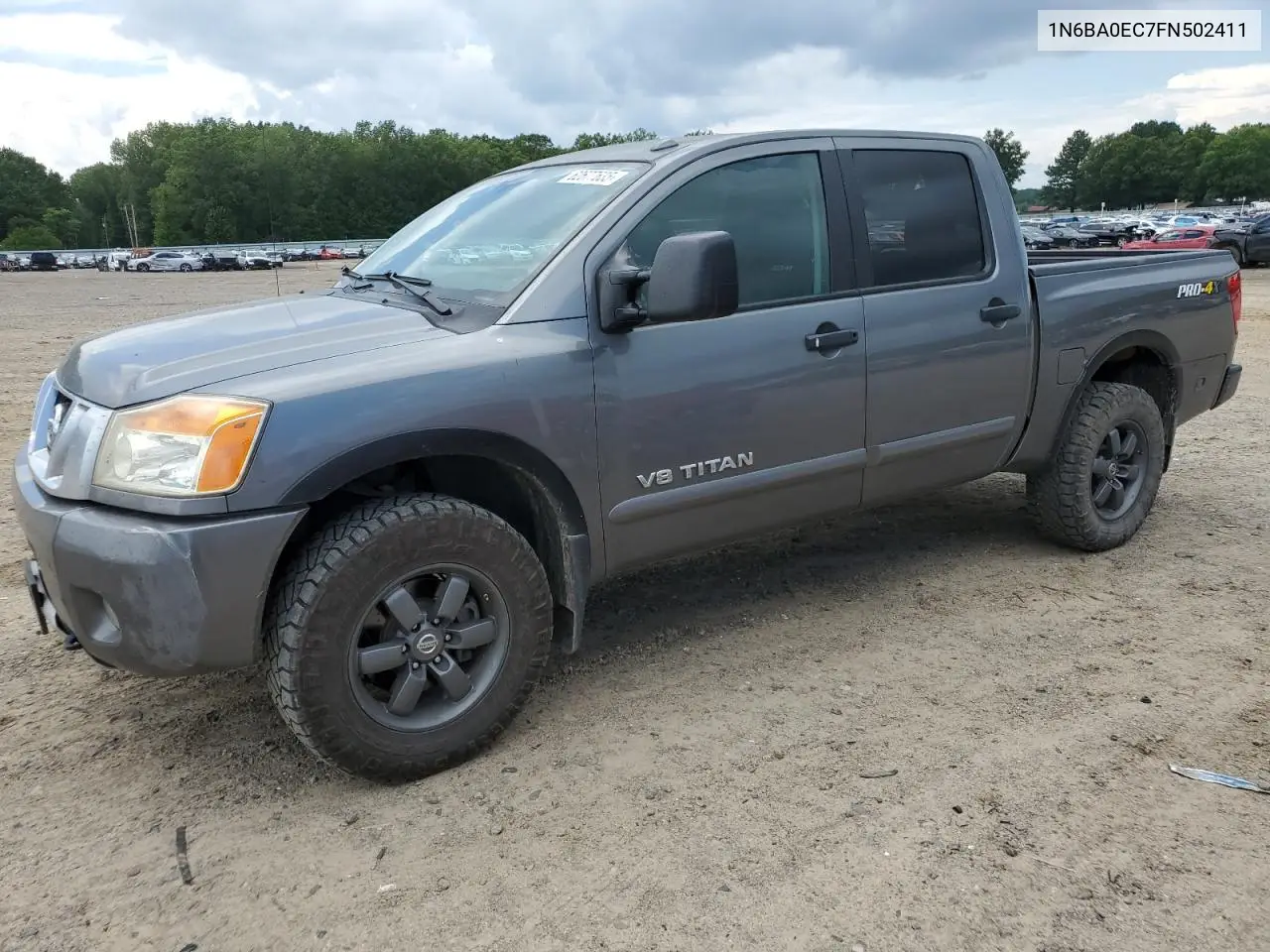 2015 Nissan Titan S VIN: 1N6BA0EC7FN502411 Lot: 62677635