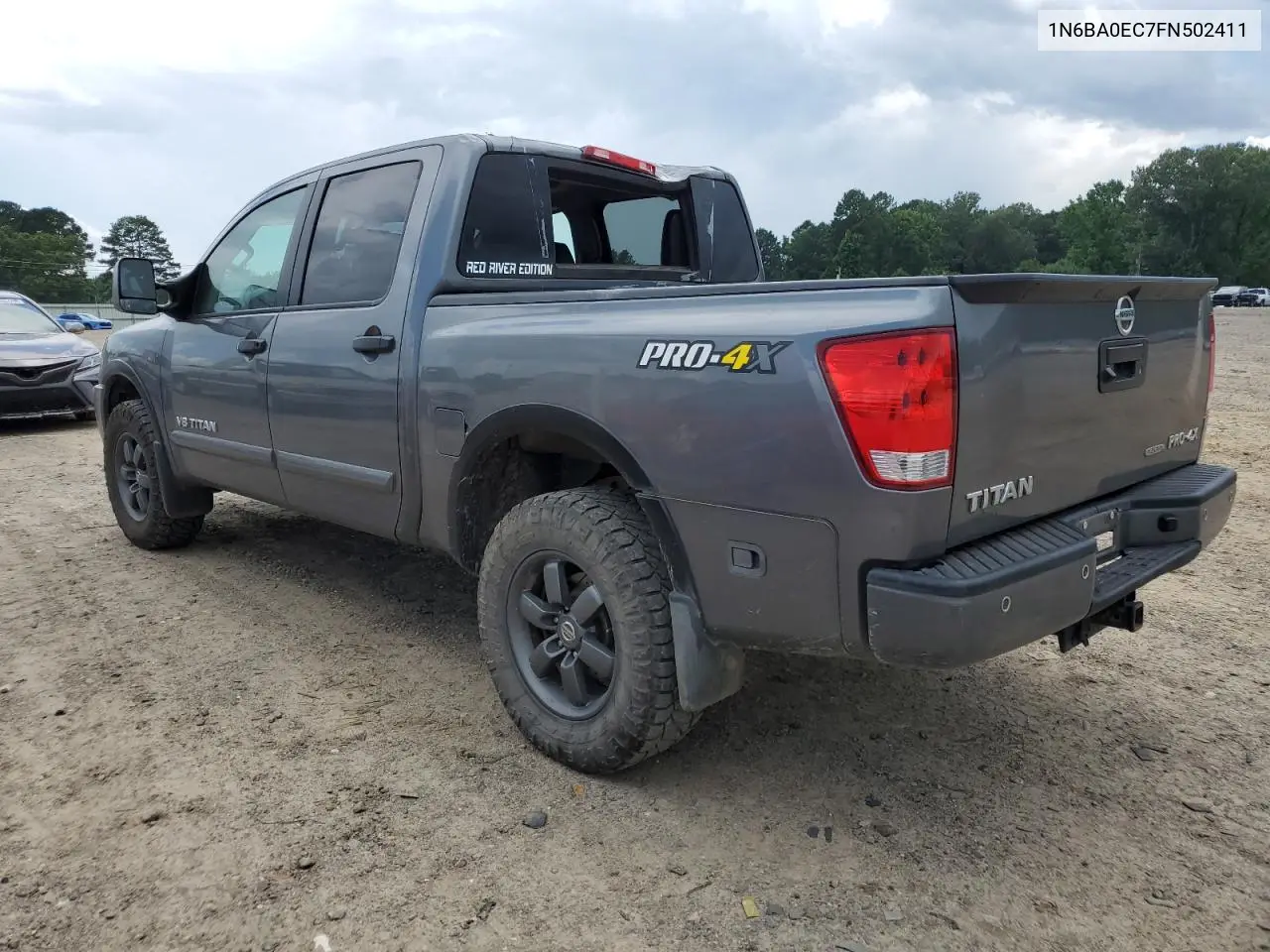 2015 Nissan Titan S VIN: 1N6BA0EC7FN502411 Lot: 62677635