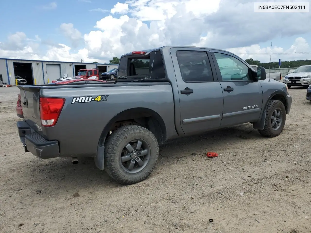 2015 Nissan Titan S VIN: 1N6BA0EC7FN502411 Lot: 62677635