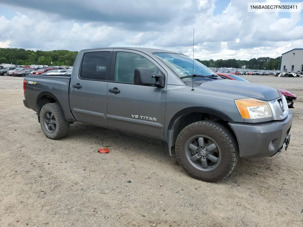 2015 Nissan Titan S VIN: 1N6BA0EC7FN502411 Lot: 62677635