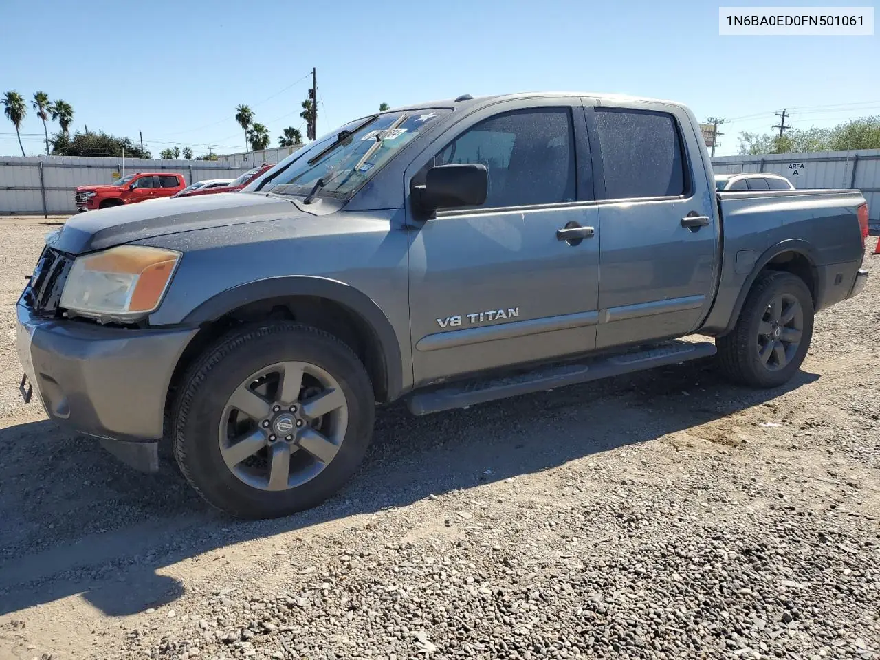 2015 Nissan Titan S VIN: 1N6BA0ED0FN501061 Lot: 81819584