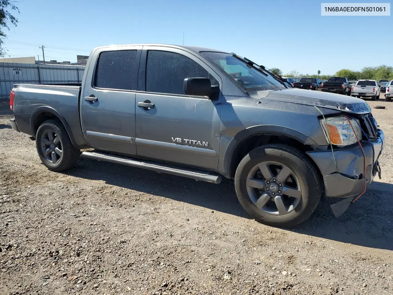 2015 Nissan Titan S VIN: 1N6BA0ED0FN501061 Lot: 81819584
