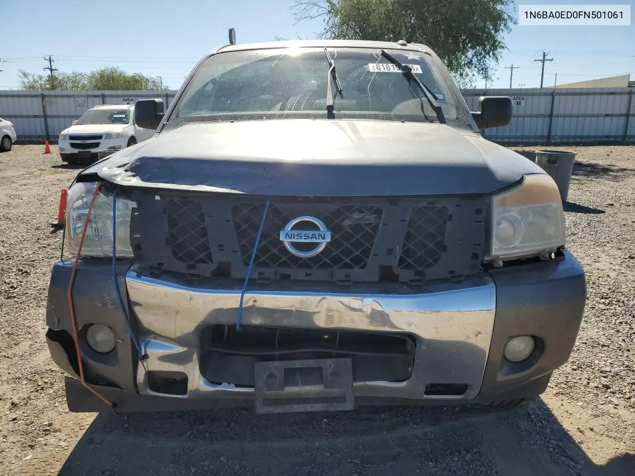2015 Nissan Titan S VIN: 1N6BA0ED0FN501061 Lot: 81819584