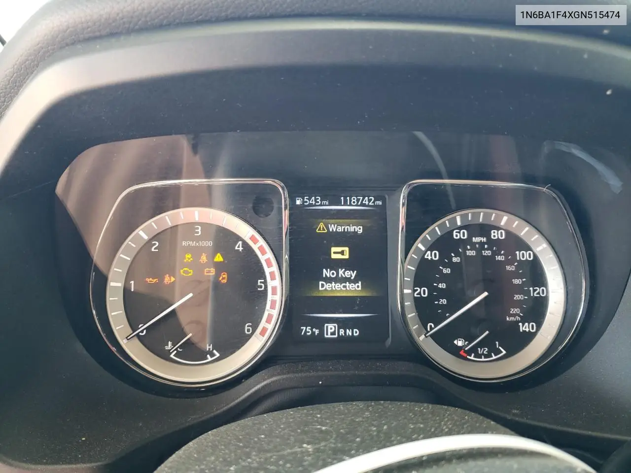 2016 Nissan Titan Xd Sl VIN: 1N6BA1F4XGN515474 Lot: 56683125