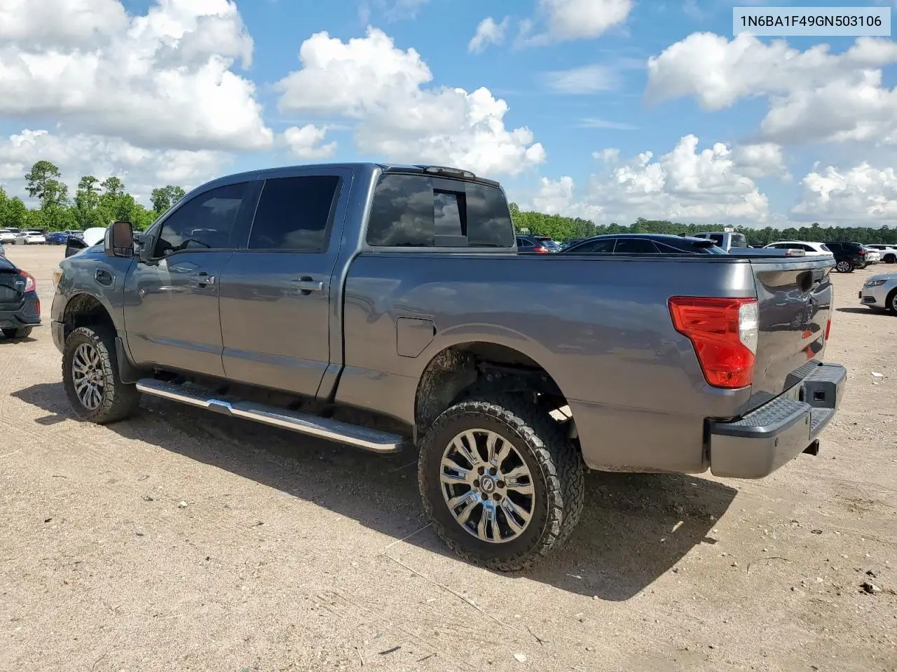 2016 Nissan Titan Xd Sl VIN: 1N6BA1F49GN503106 Lot: 62740215