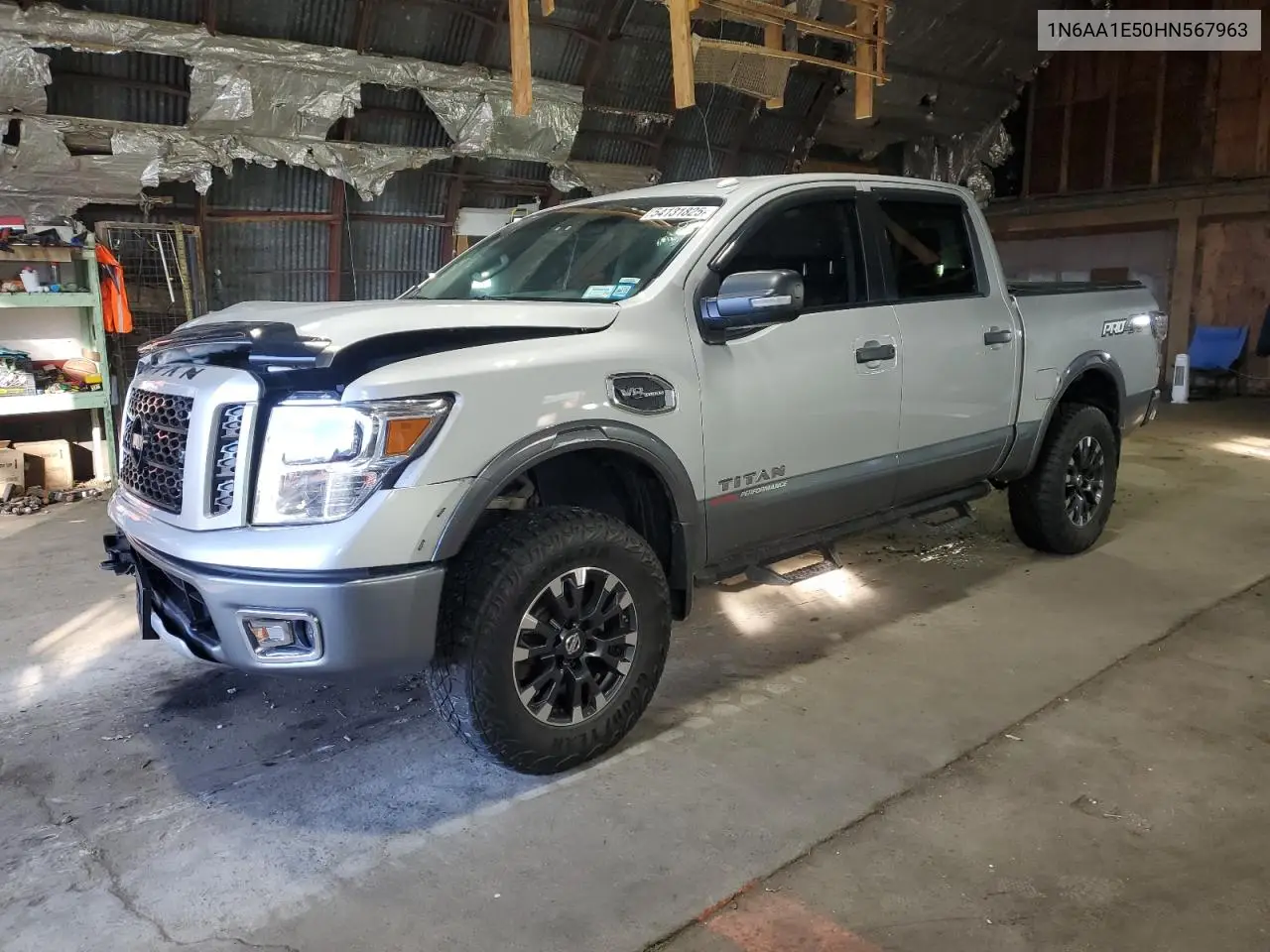 2017 Nissan Titan Sv VIN: 1N6AA1E50HN567963 Lot: 54131825