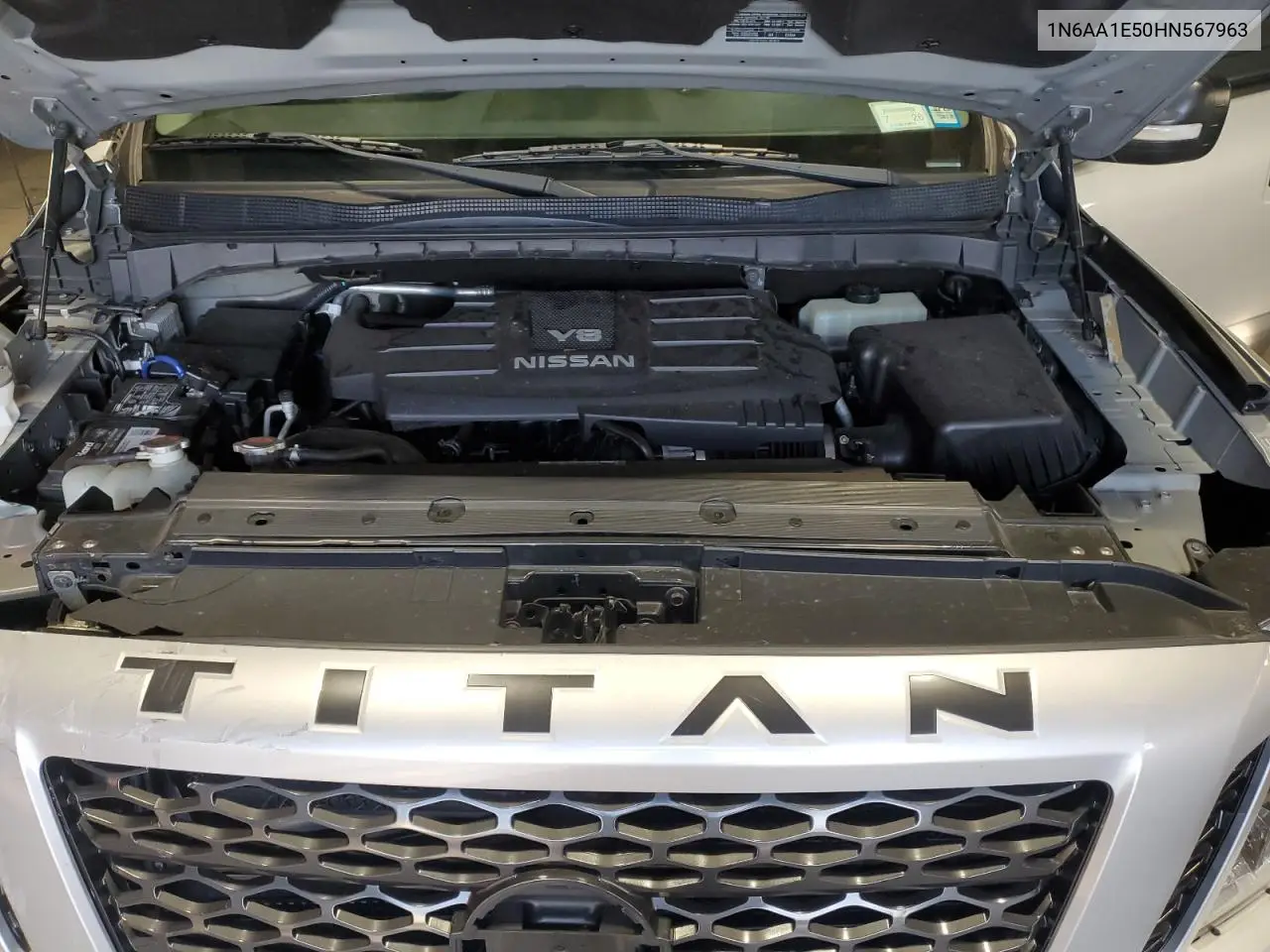 2017 Nissan Titan Sv VIN: 1N6AA1E50HN567963 Lot: 54131825