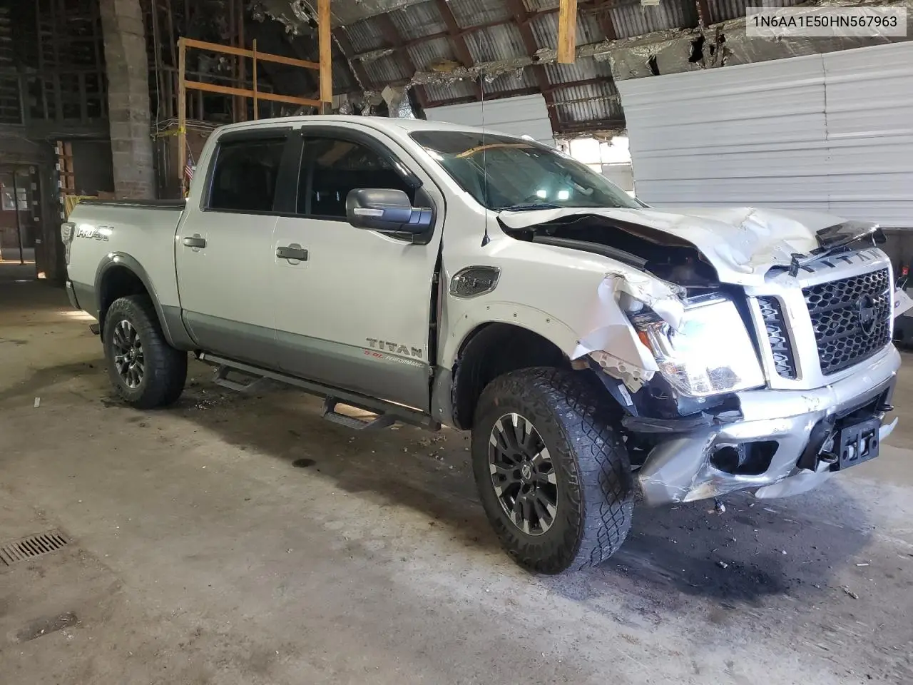 2017 Nissan Titan Sv VIN: 1N6AA1E50HN567963 Lot: 54131825