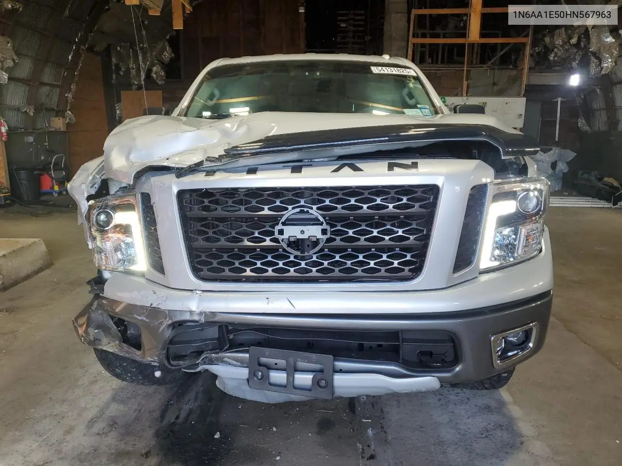 2017 Nissan Titan Sv VIN: 1N6AA1E50HN567963 Lot: 54131825