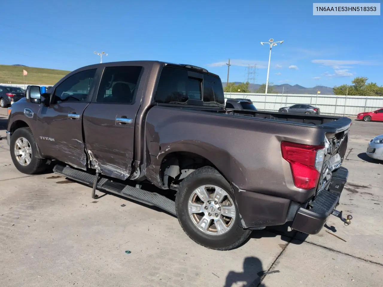 2017 Nissan Titan Sv VIN: 1N6AA1E53HN518353 Lot: 54135005