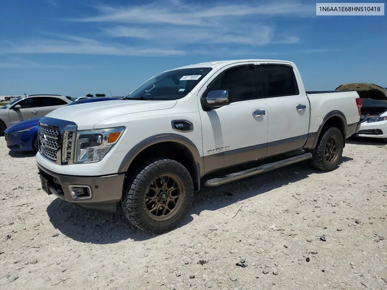 2017 Nissan Titan Sv VIN: 1N6AA1E68HN510418 Lot: 55175085