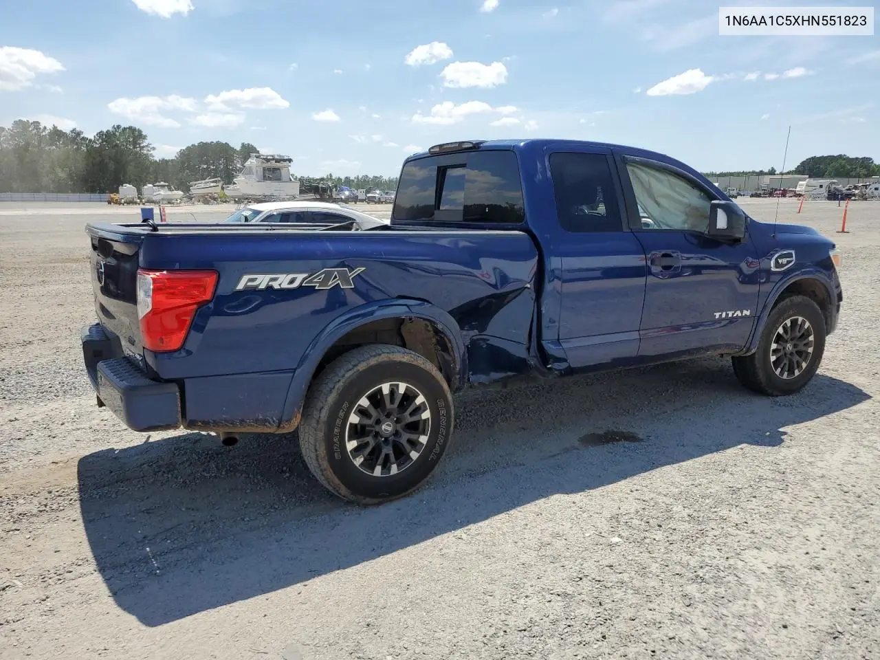 2017 Nissan Titan Sv VIN: 1N6AA1C5XHN551823 Lot: 55813995