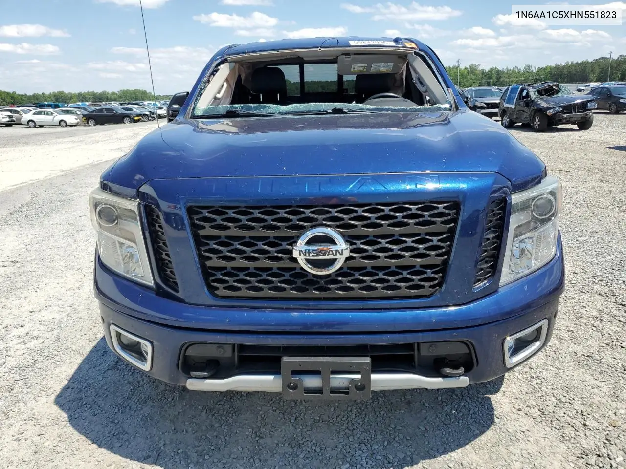 2017 Nissan Titan Sv VIN: 1N6AA1C5XHN551823 Lot: 55813995