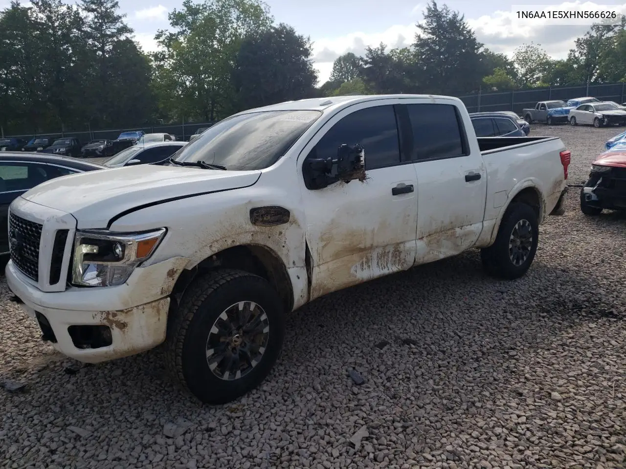 2017 Nissan Titan Sv VIN: 1N6AA1E5XHN566626 Lot: 55854255