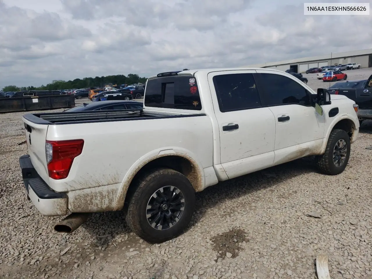 2017 Nissan Titan Sv VIN: 1N6AA1E5XHN566626 Lot: 55854255