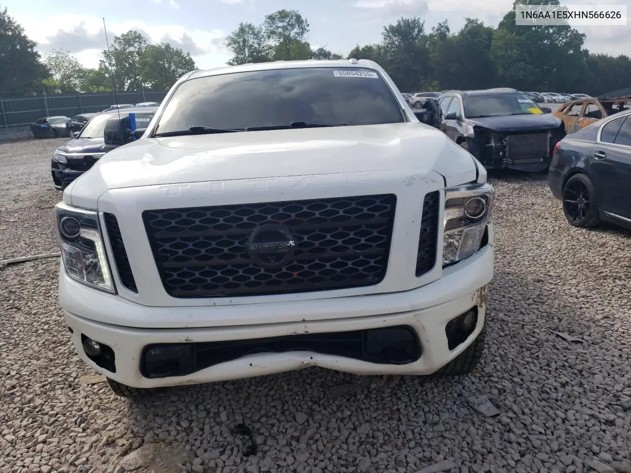 2017 Nissan Titan Sv VIN: 1N6AA1E5XHN566626 Lot: 55854255