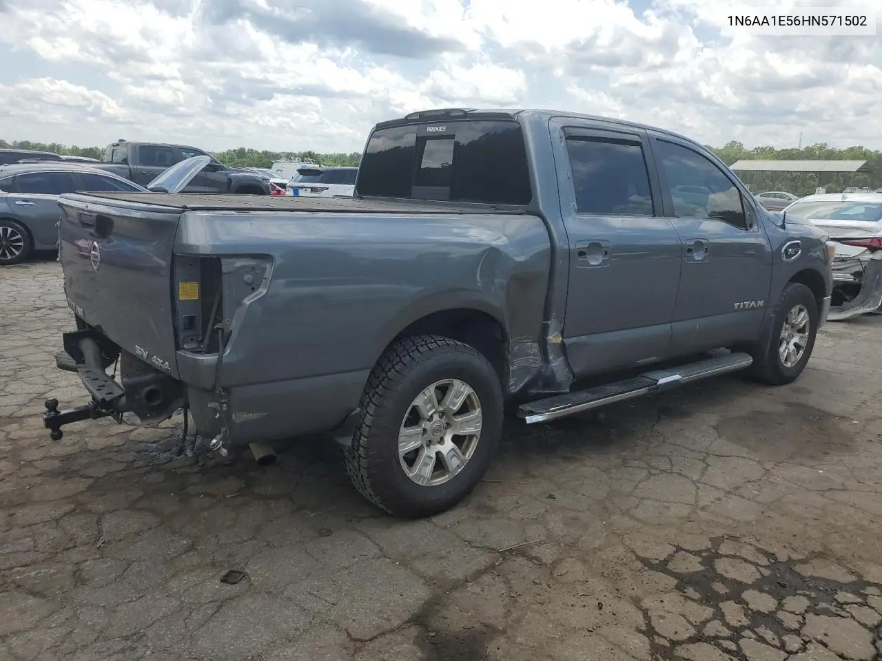 2017 Nissan Titan Sv VIN: 1N6AA1E56HN571502 Lot: 56751155
