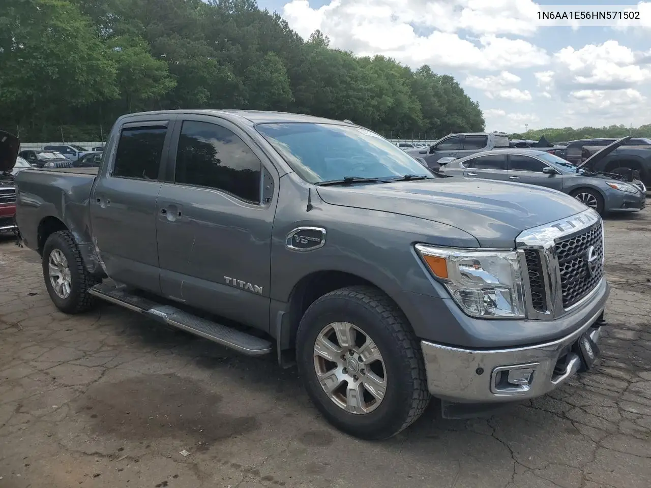 2017 Nissan Titan Sv VIN: 1N6AA1E56HN571502 Lot: 56751155