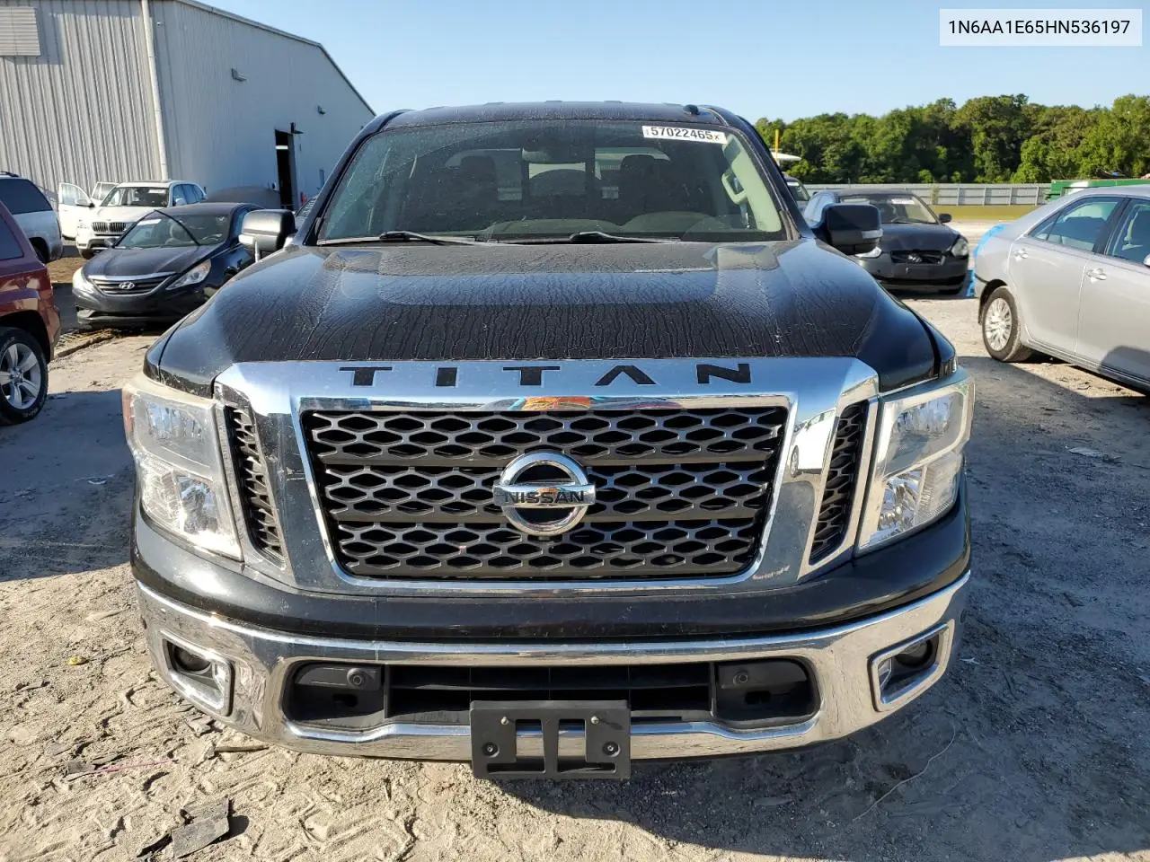 2017 Nissan Titan Sv VIN: 1N6AA1E65HN536197 Lot: 57022465