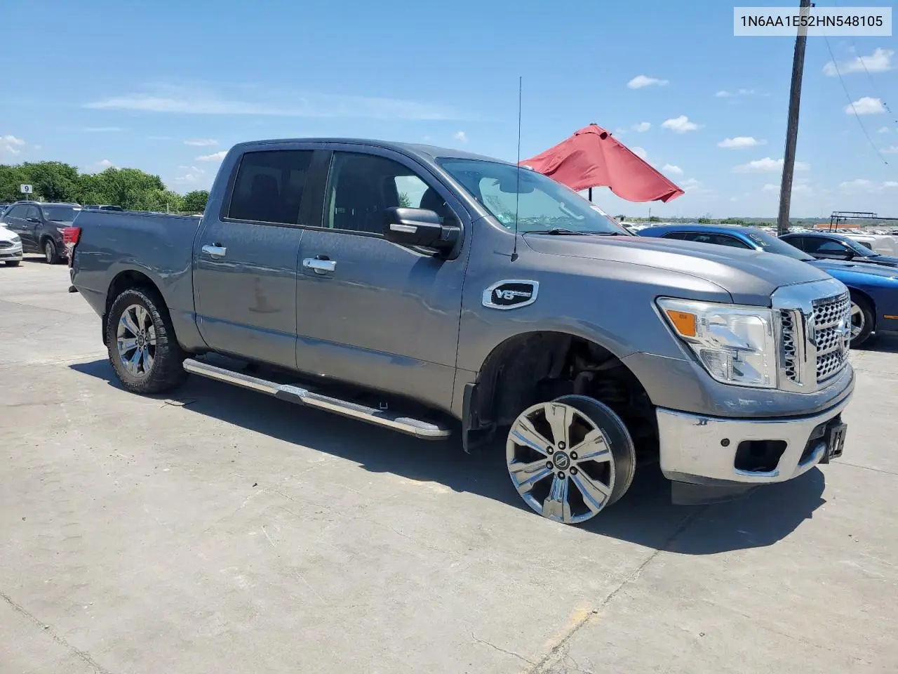 2017 Nissan Titan Sv VIN: 1N6AA1E52HN548105 Lot: 62967295