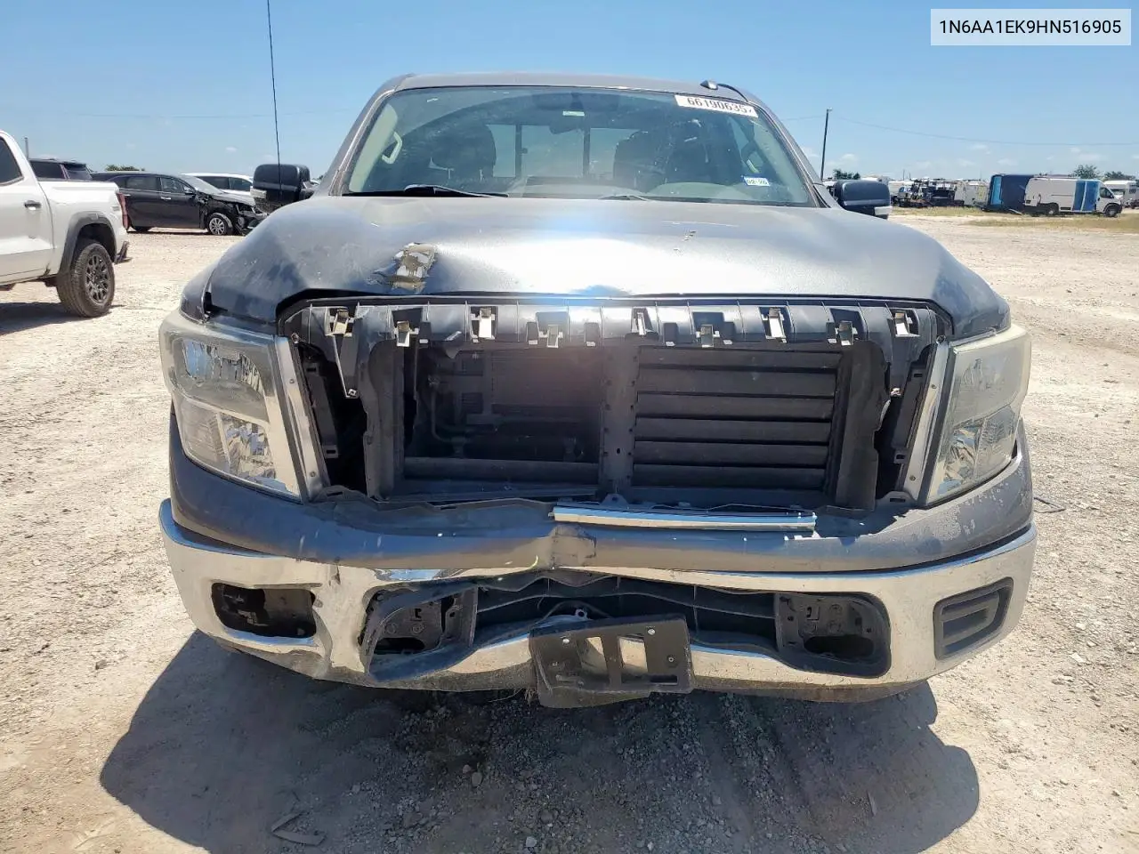 2017 Nissan Titan S VIN: 1N6AA1EK9HN516905 Lot: 66190635