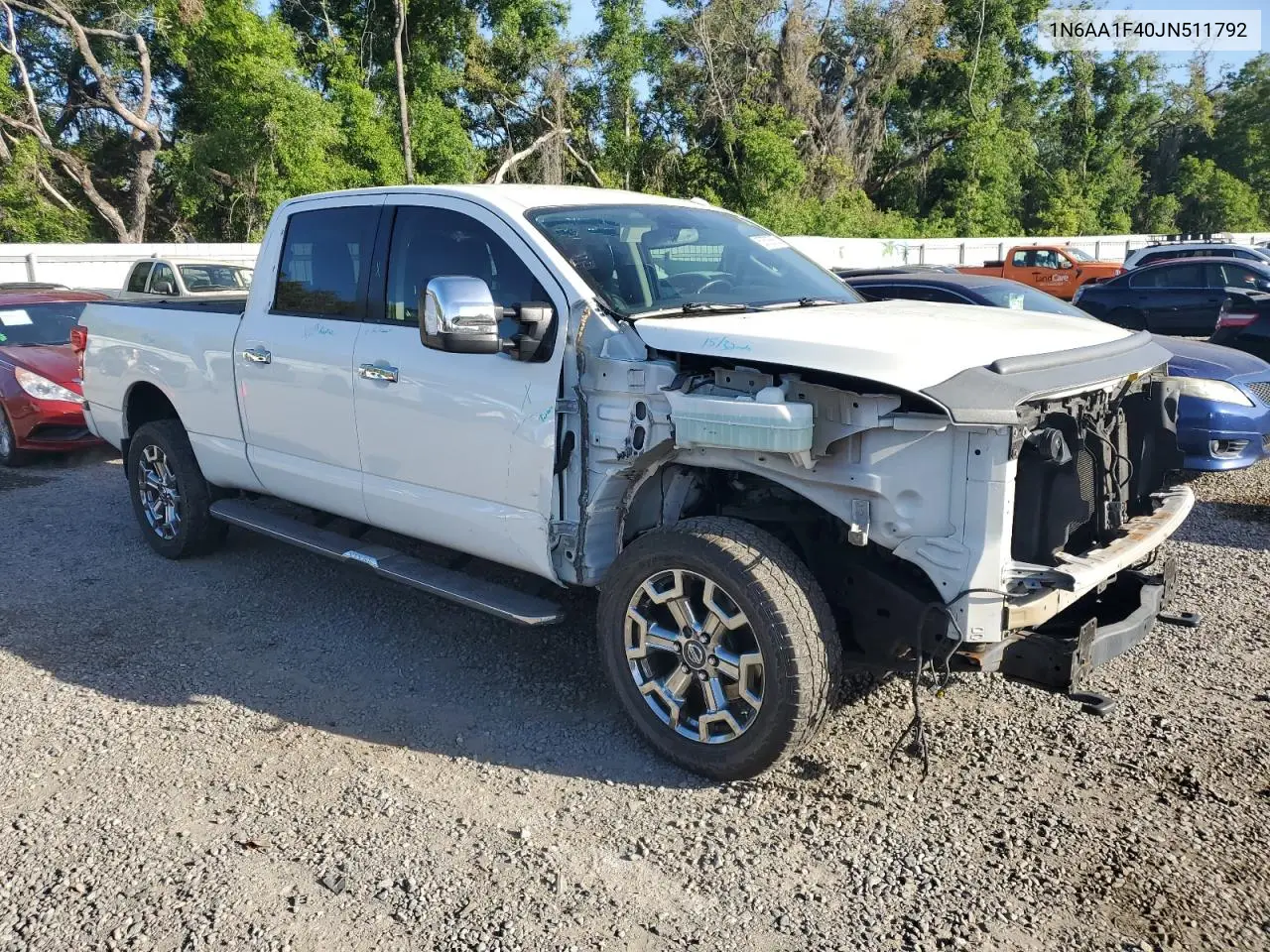 2018 Nissan Titan Xd Sl VIN: 1N6AA1F40JN511792 Lot: 50505655