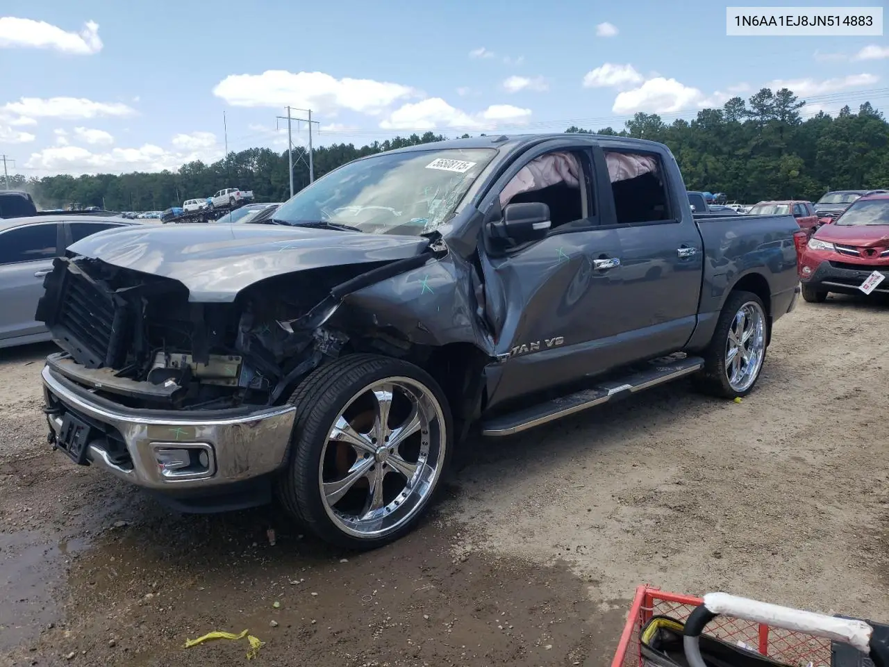 2018 Nissan Titan S VIN: 1N6AA1EJ8JN514883 Lot: 56508115