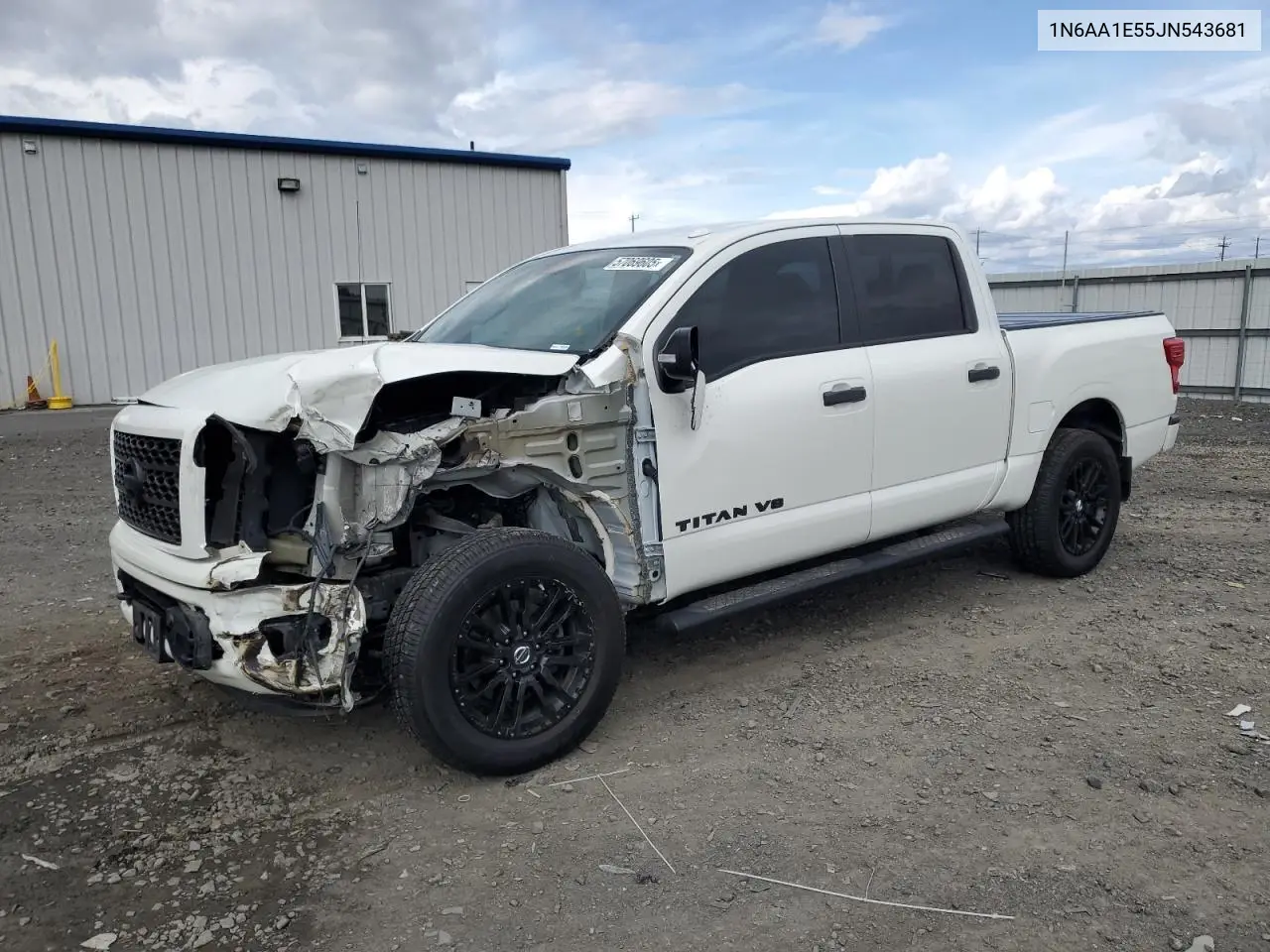 2018 Nissan Titan Sv VIN: 1N6AA1E55JN543681 Lot: 57069605