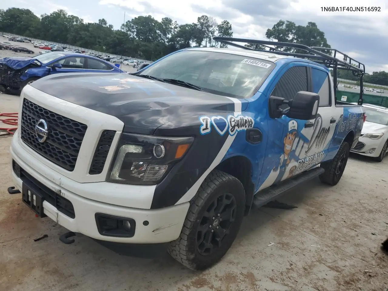 2018 Nissan Titan Xd Sl VIN: 1N6BA1F40JN516592 Lot: 61404715