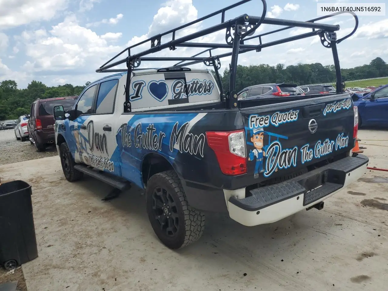 2018 Nissan Titan Xd Sl VIN: 1N6BA1F40JN516592 Lot: 61404715