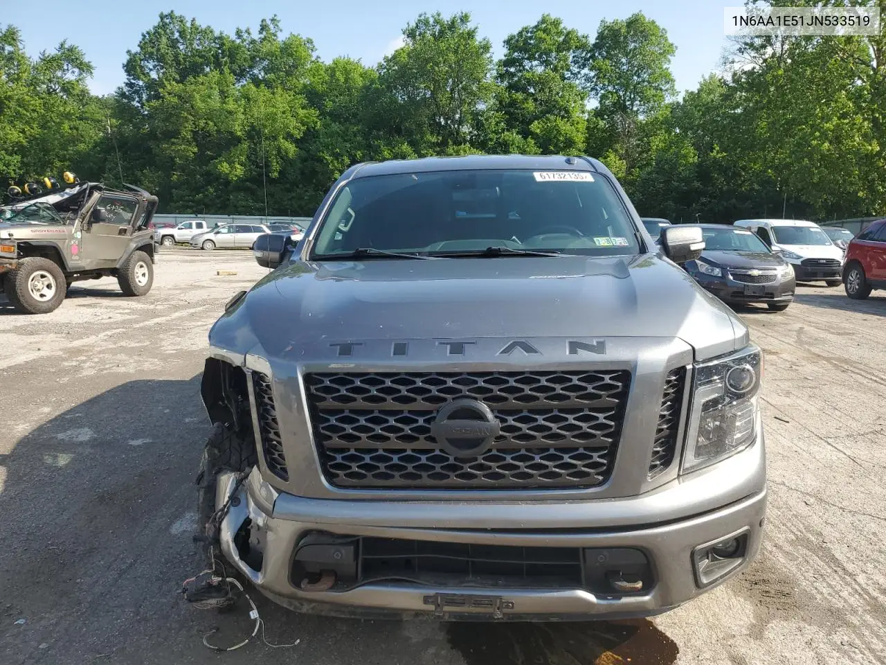 2018 Nissan Titan Sv VIN: 1N6AA1E51JN533519 Lot: 61732135