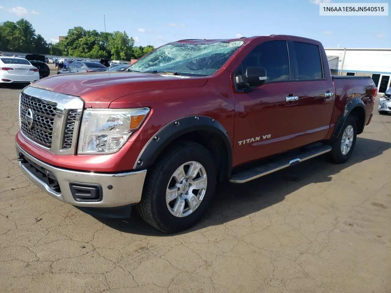 2018 Nissan Titan Sv VIN: 1N6AA1E56JN540515 Lot: 61862355